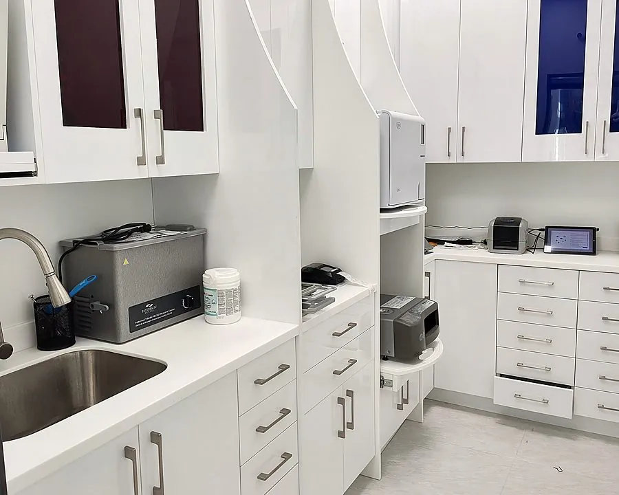 The sterilisation room at All Care Dental